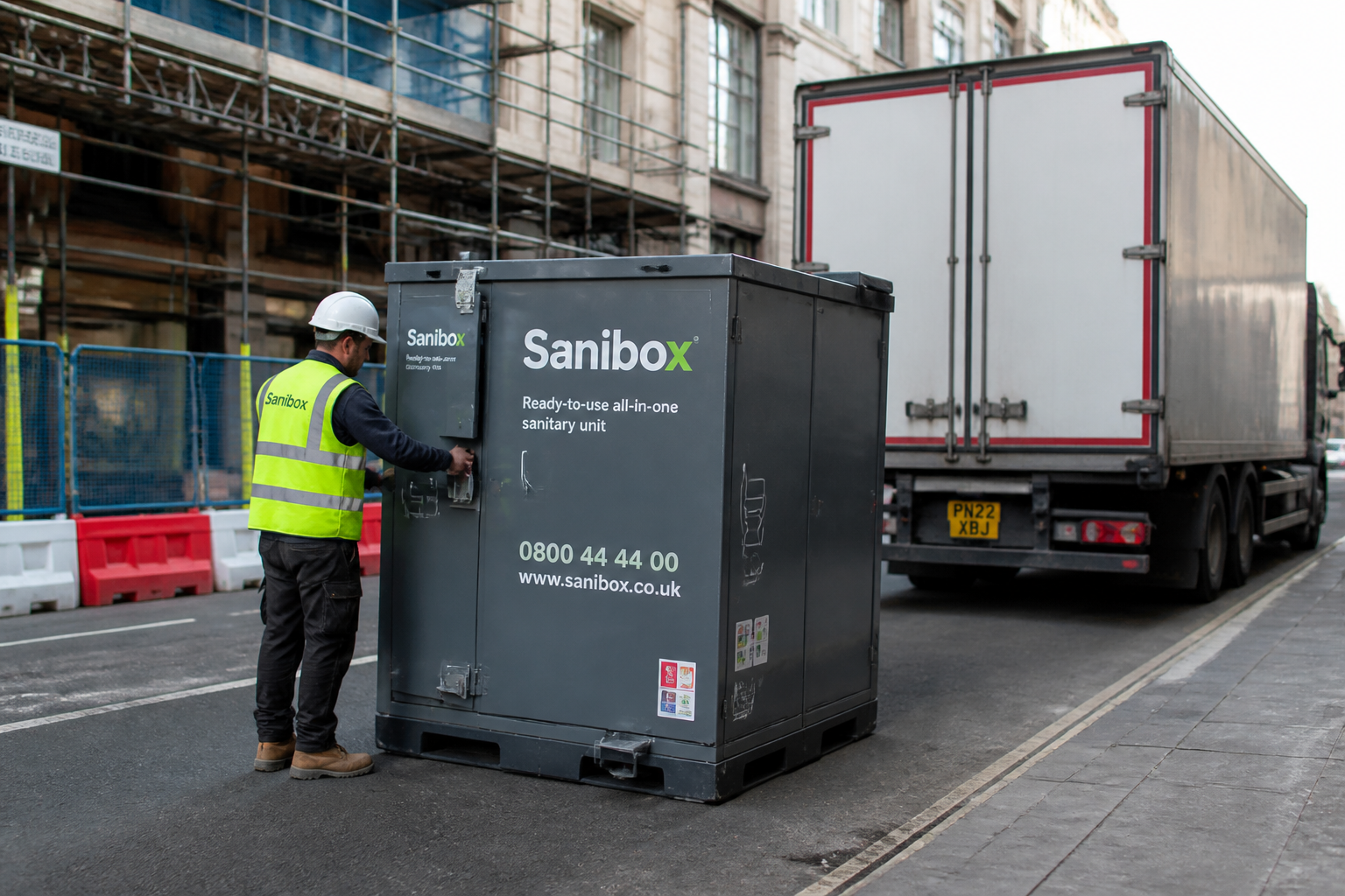 Location container sanitaire : solutions pour chantiers et événements