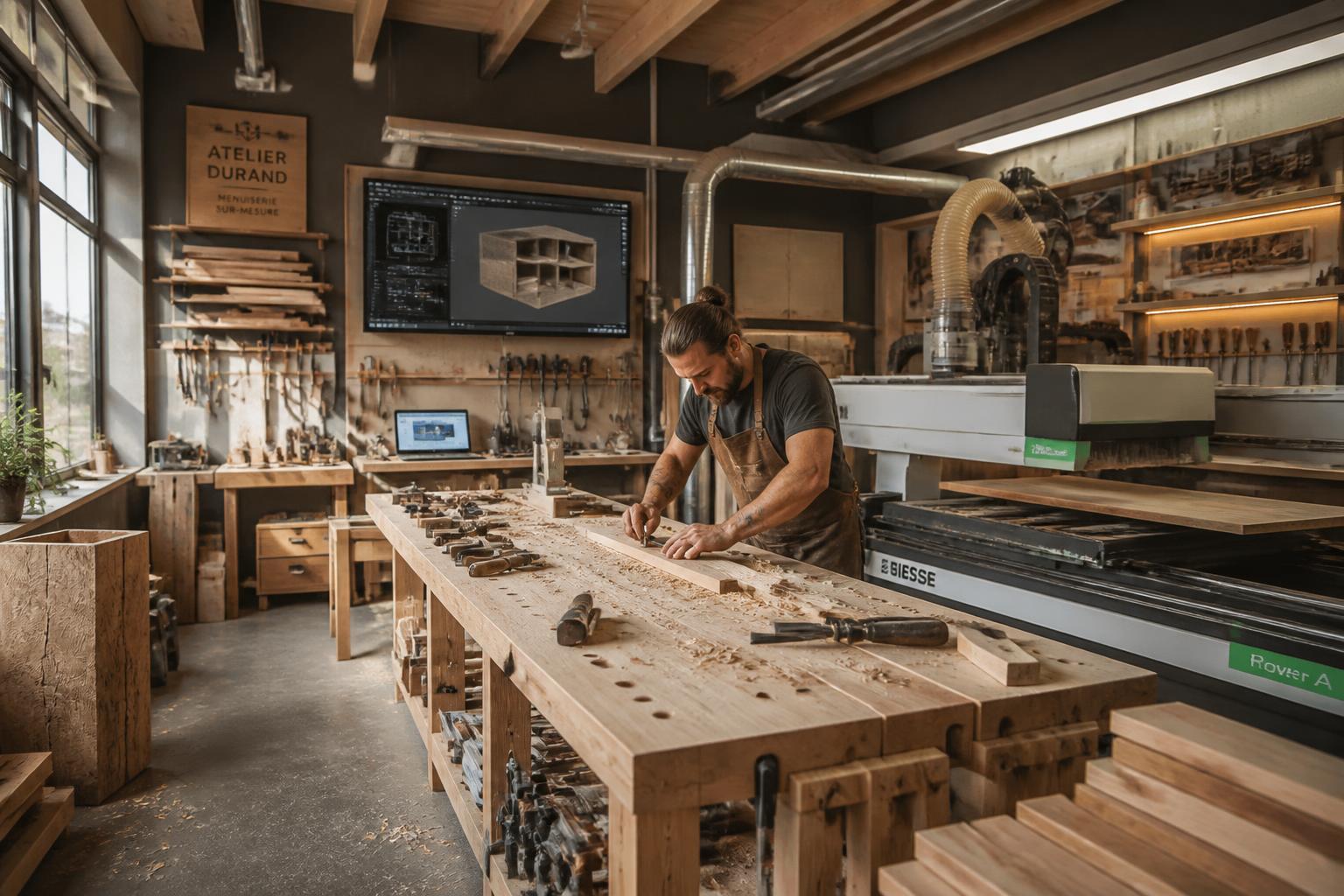 découvrez comment la menuiserie allie tradition et innovation en sublimant l'art ancestral grâce aux technologies numériques modernes.
