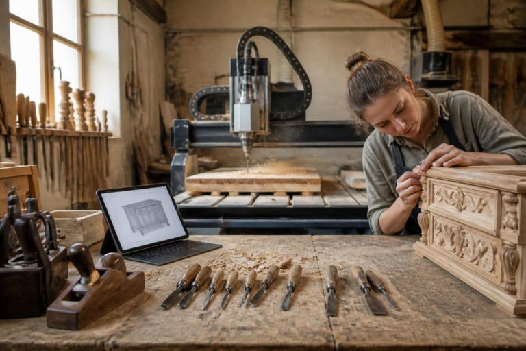 découvrez comment le métier de menuisier, alliant savoir-faire ancestral et innovations numériques, réinvente l'art du bois avec précision et créativité.