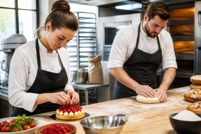 découvrez tout ce qu'il faut savoir sur les métiers de pâtissier et boulanger : formations, salaires, et opportunités de carrière pour réussir dans ces professions passionnantes.