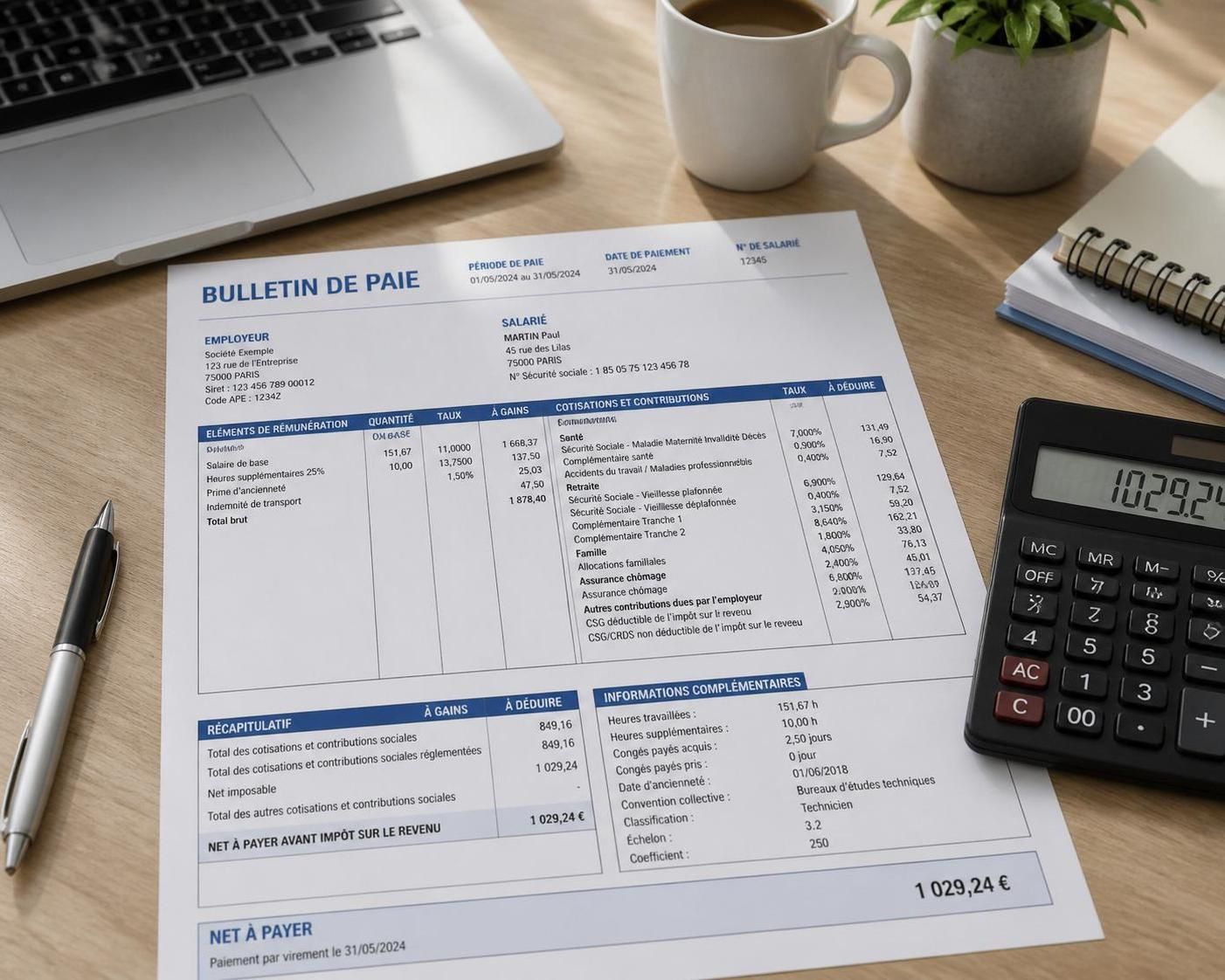 découvrez comment convertir un salaire brut de 45 000€ en net grâce à notre guide complet, pour comprendre exactement ce que vous gagnez réellement.
