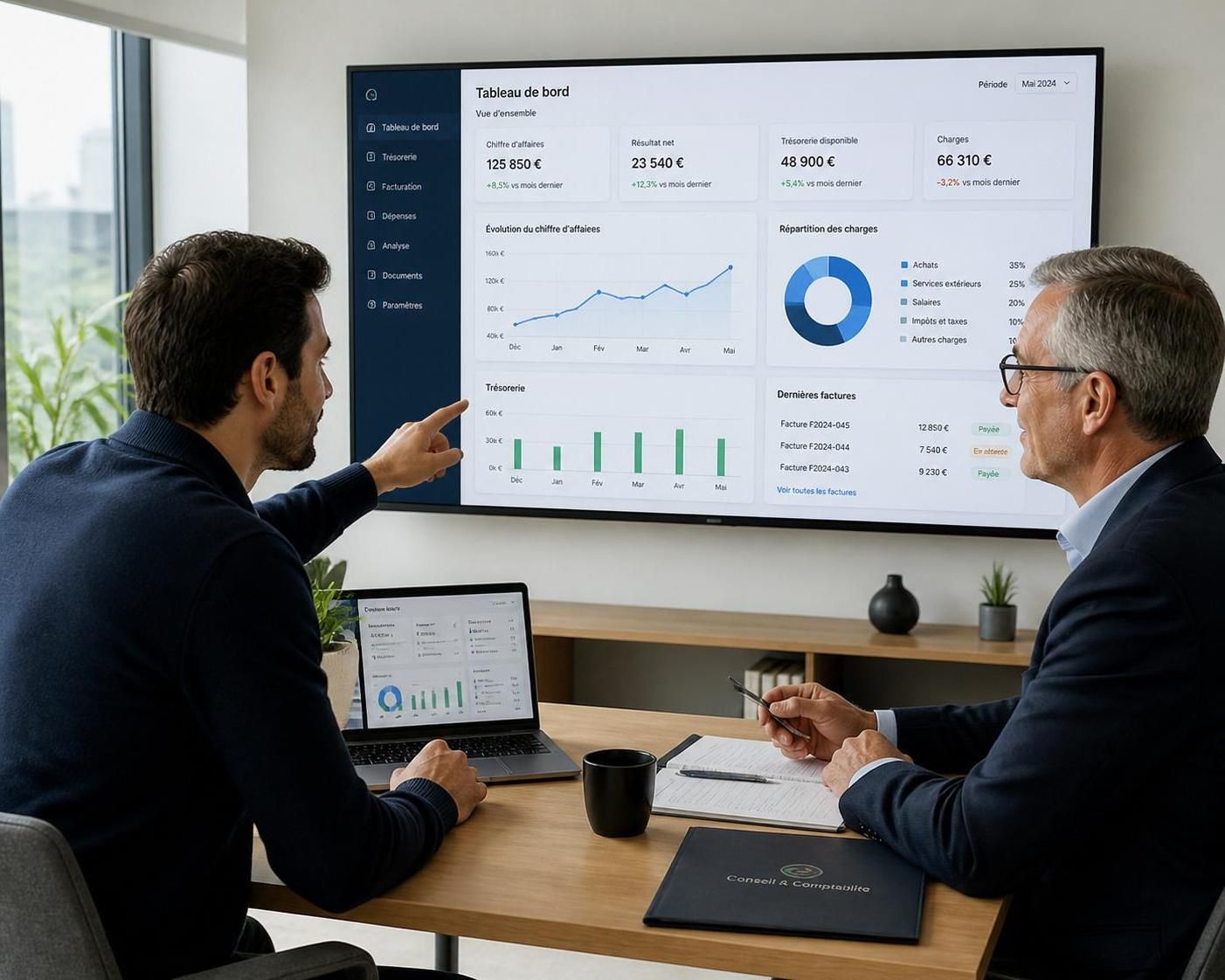 bénéficiez d'un accompagnement comptable personnalisé pour gérer votre entreprise sereinement et optimiser votre gestion financière en toute tranquillité.