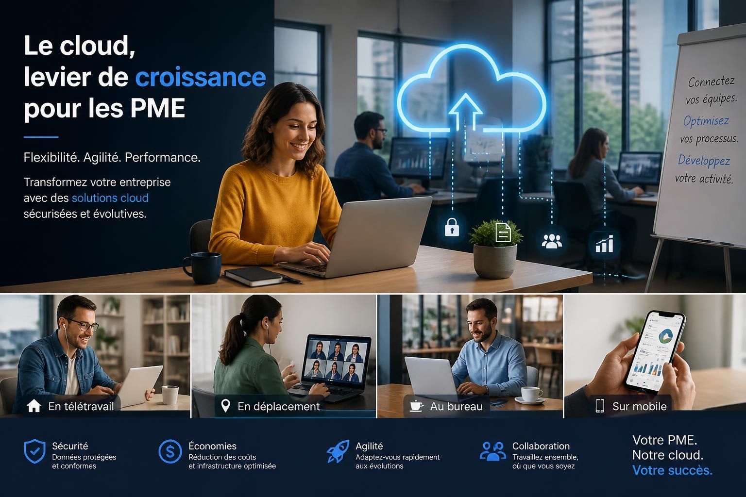 découvrez comment le cloud computing devient un allié indispensable pour les pme, facilitant leur transformation digitale et boostant leur compétitivité.