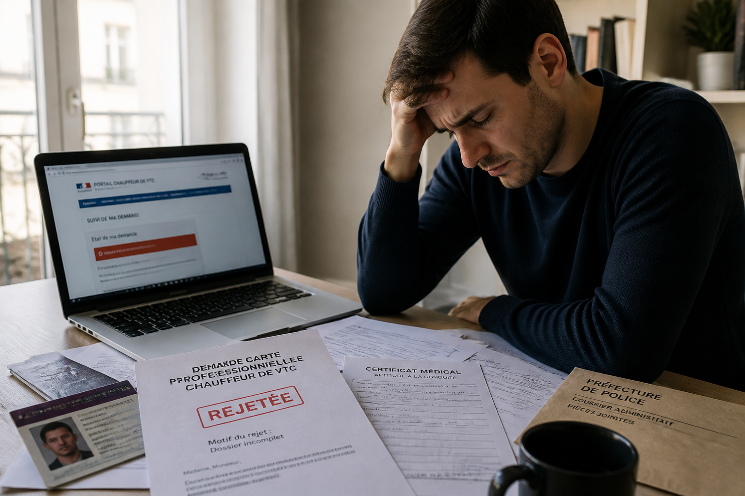 Carte VTC BVTC : les erreurs qui bloquent votre demande
